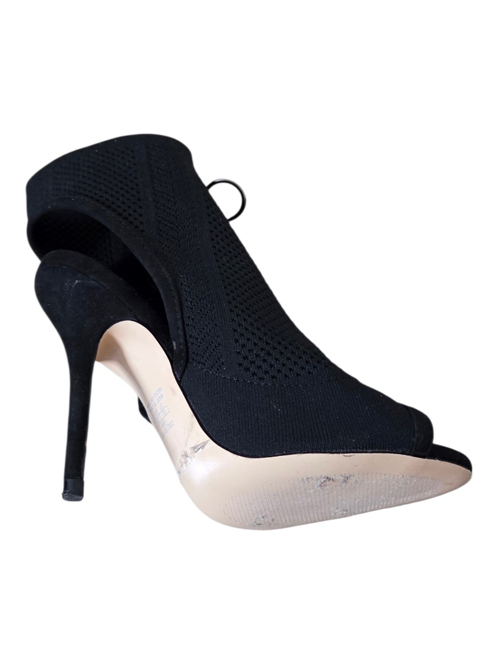 🌟NWOT Zara high-heel fabric Sandals - Picture 3 of 4